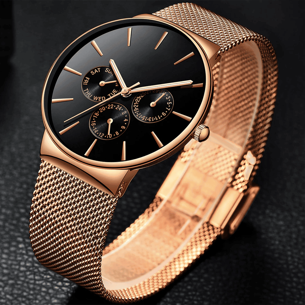 TimelessElegance - Top Brand Ladies Business Fashion Watch with Waterproof Design