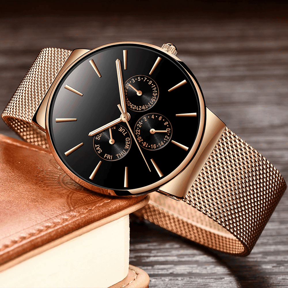 TimelessElegance - Top Brand Ladies Business Fashion Watch with Waterproof Design